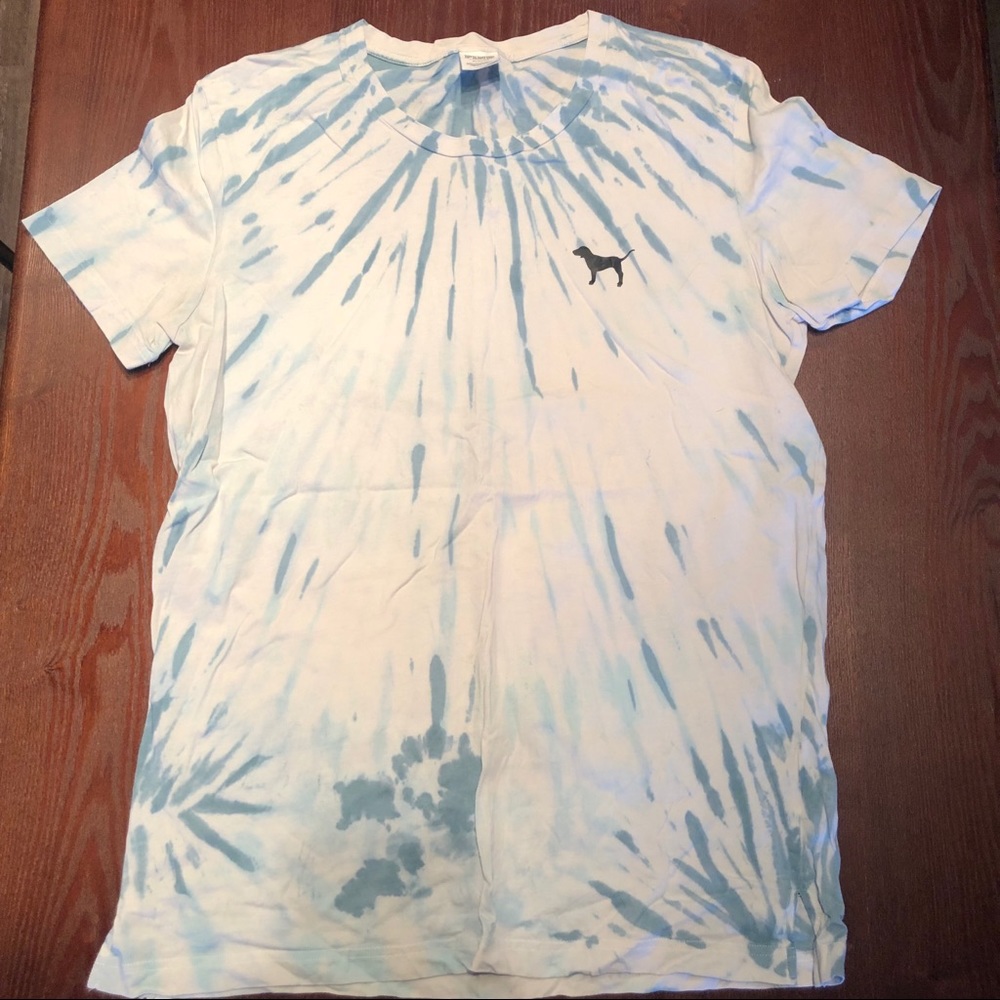 Victoria’s Secret blue tie-dye t shirt